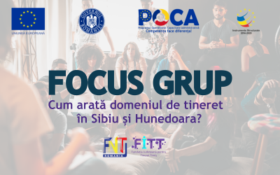 Focus grup – Cum arată domeniul de tineret în Sibiu și Hunedoara?